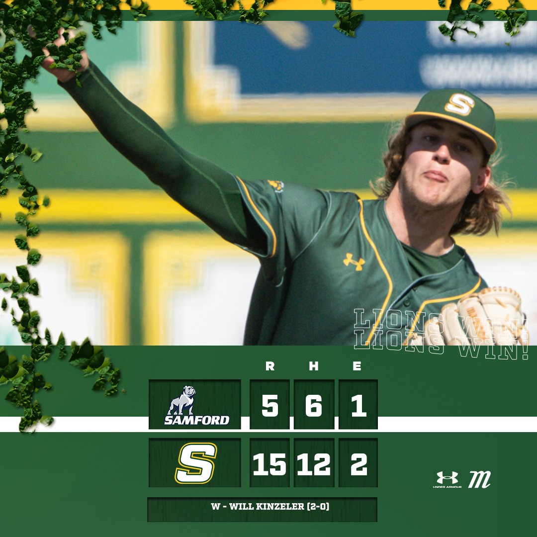LionUpBaseball's tweet photo. Will Kinzeler carried a no-hitter into the sixth inning Saturday while the bats carried the heavy load.

#LionUp | #GATA | #TEAM https://t.co/UVLWmQasdk