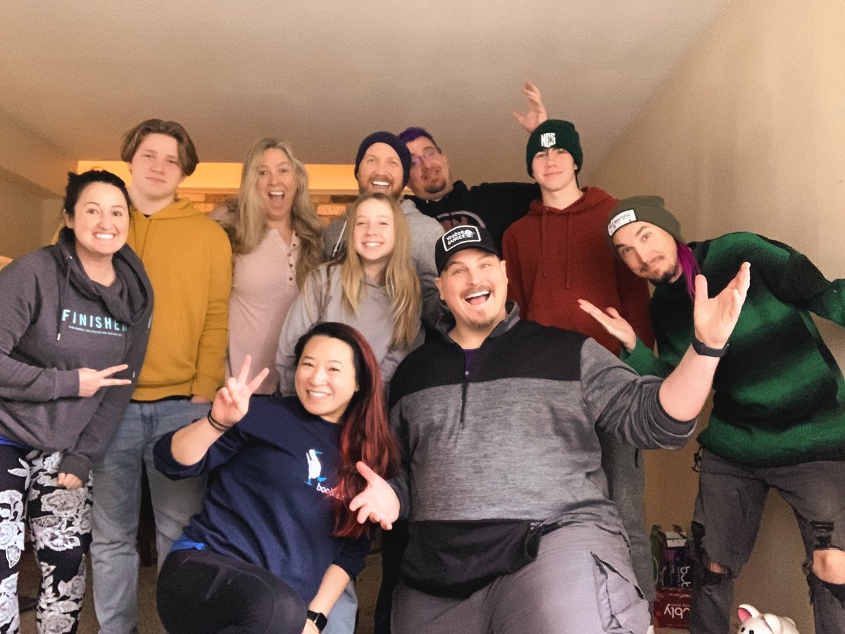 TheOnlyRyann's tweet photo. HUGE thanks to these amazing people helping to get our stuff in the truck!
@PatrckStatic @BaldBeardTaken &amp; @bigbowski_ 

Tomorrow is our 2hr charity stream, then we pack everything else up…and we are out of here! https://t.co/9CzDdyvNTT