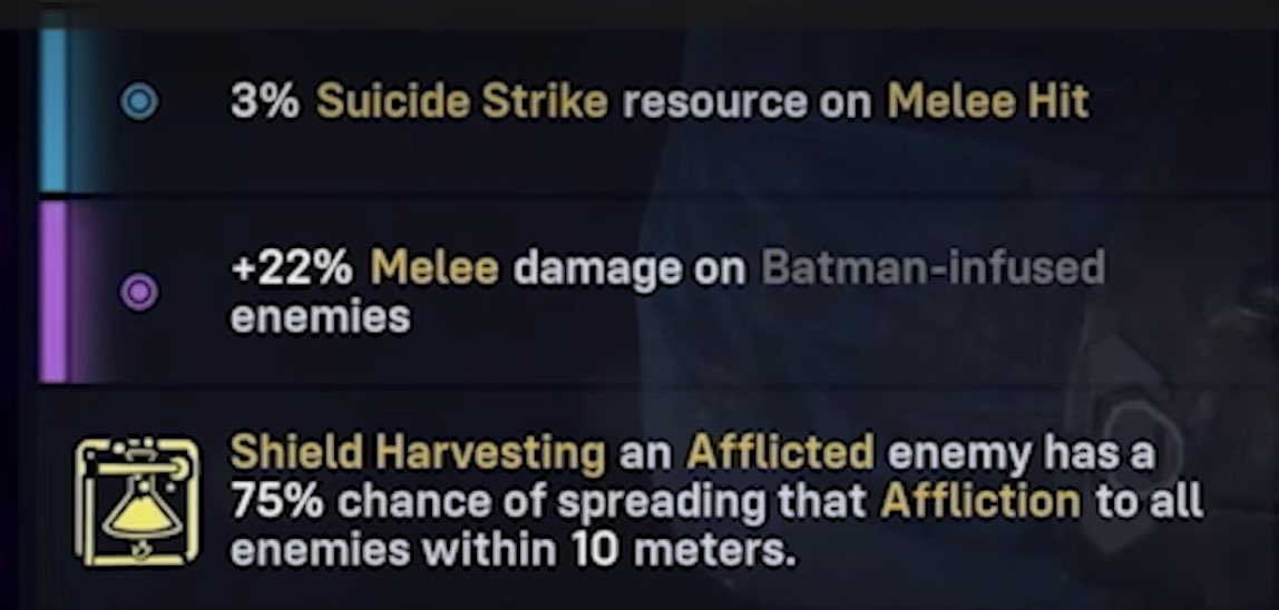 legotrillermoth's tweet photo. +22% Melee damage on Batman-infused enemies https://t.co/7Xfe9hHJXp
