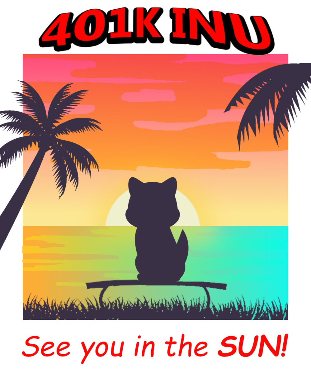 401KINU's tweet photo. @1goonrich We are trying to change the game!!
It should not be hard to hold a small investment for months!! Buy, Hold, Shill, &amp; Retire with $401K!
💪 community! 💯 Safe! We won’t give up!! We should be the number 1 #retirement meme token! We got the name! #BSCGems 
https://t.co/IAbqjUS3yn https://t.co/GJuhyX1RbP