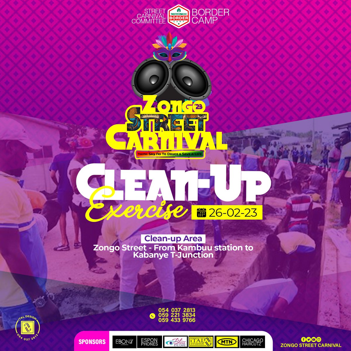 WaZongoCarnival's tweet photo. It's today guys 
Let's come out in our numbers to help keep our streets clean 🔥 
@Ghliverpoolfc @tv3_ghana @progress981fm @ZoomlionLtd https://t.co/DdtxU12mJg