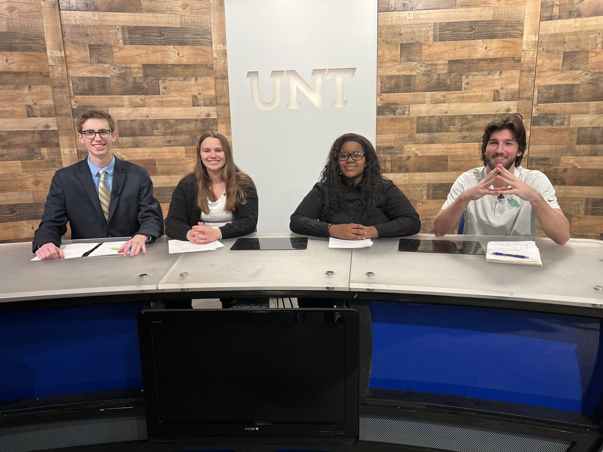MGGameday's tweet photo. New semester, new crew! There’s no North Texas basketball today, so catch up on everything Mean Green Basketball and beyond from this week’s episode: https://t.co/M8pOPqU1DY https://t.co/SRVshHaKQn