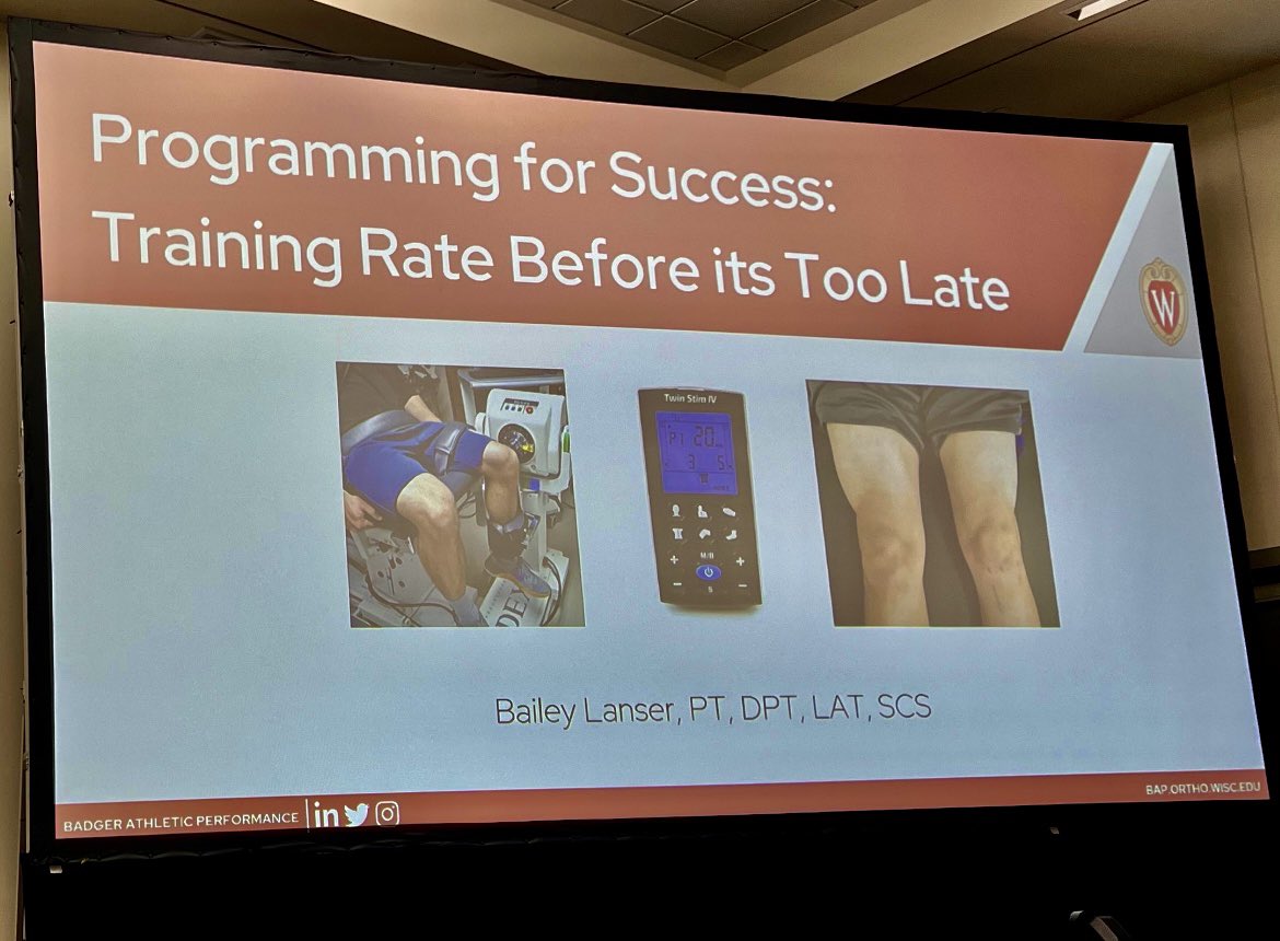 Pretty proud of this one… been a goal of mine for awhile to speak at CSM.  Such a fun topic, and so lucky to have these two as mentors and colleagues!🤓💪🏽🏃🏻‍♀️ #APTACSM2023