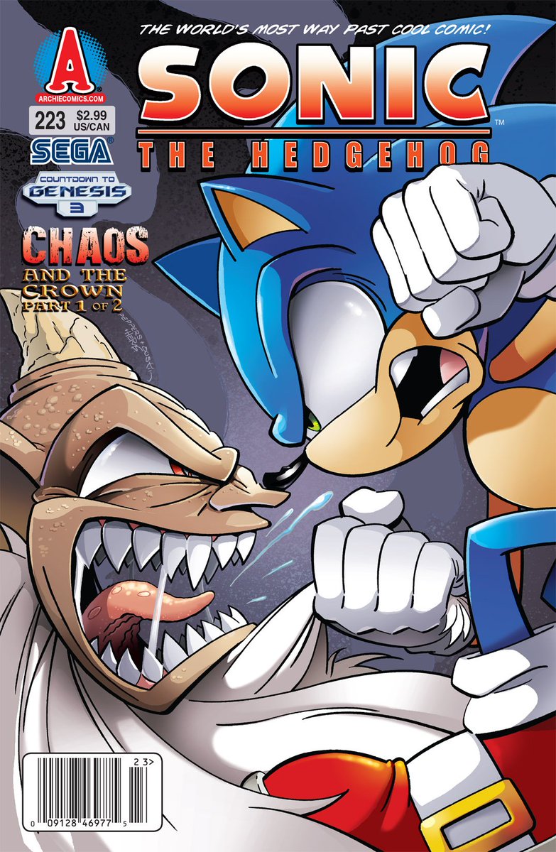 SonicCovers's tweet photo. Sonic the Hedgehog (Archie) #223
Pencils: Jamal Peppers (@Jamal_Peppers)
Inks: Terry Austin
Colors: Matt Herms (@MattHerms) https://t.co/5P5oCK0DR7