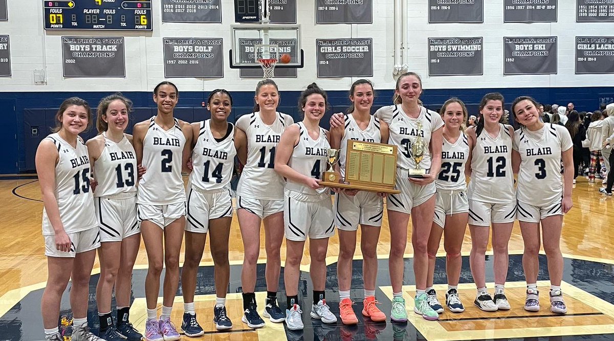 Congratulations to <a href="/Blair_Wrestling/">Blair Wrestling</a> winning the 2023 National Prep Championship and to <a href="/BlairAcademyGBB/">Blair Academy GBB</a> winning the 2023 NJISAA Prep A State Championship! #goblair #blairbucs #175 #championship