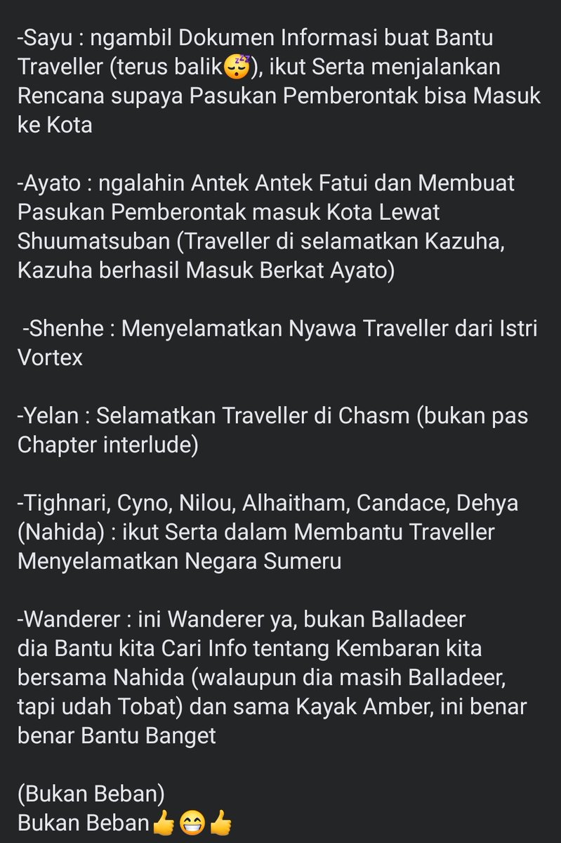 makannanass's tweet photo. di fb ada yang bahas tier list beban MC menarik banget https://t.co/xnliu0E1Ad