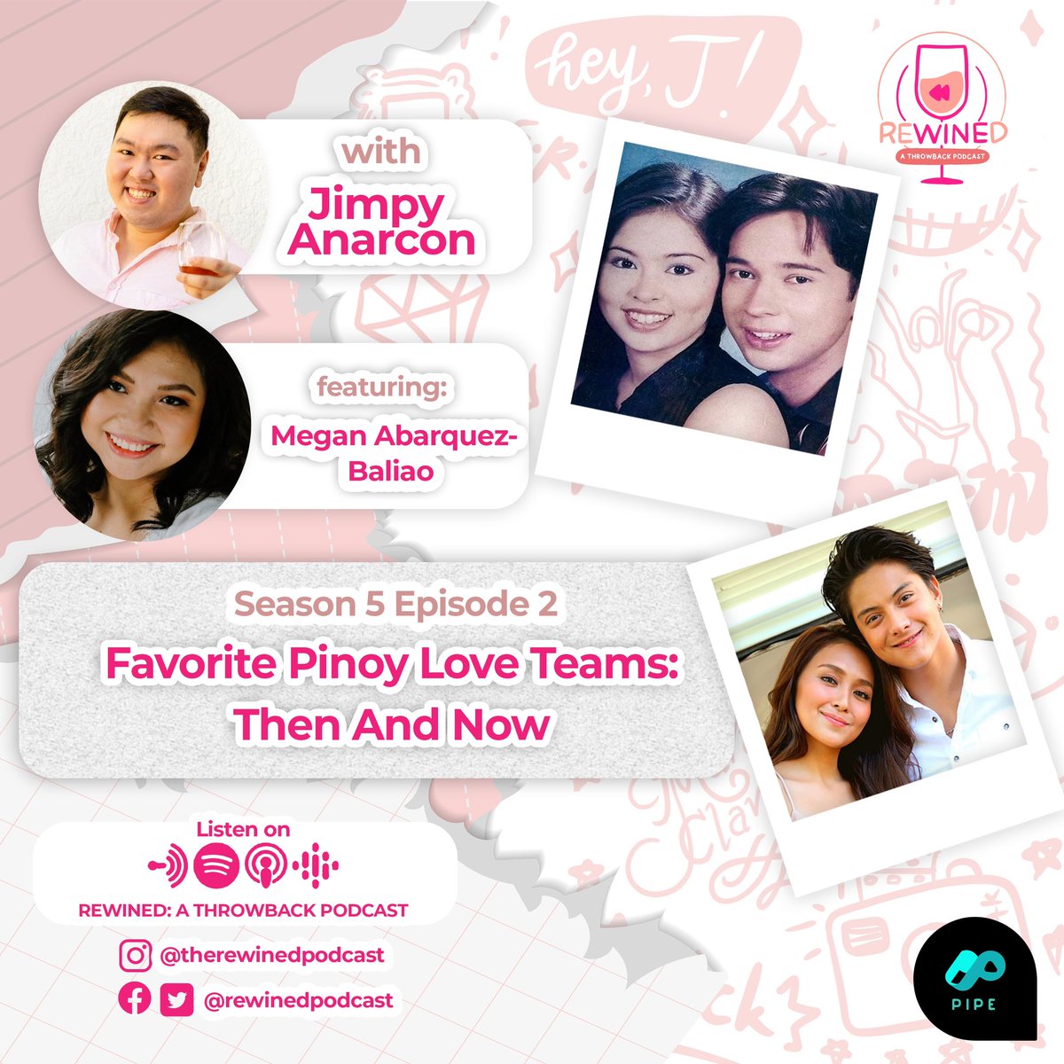 rewinedchannel's tweet photo. From Angelu-Bobby to KathNiel, hindi talaga mawawala ang love teams sa Pilipinas and has been a part of our pop culture. Kaya naman pag-uusapan natin ang ilan sa ating paborito at mga umingay na love teams mula pa noong '90s to the present time! #ReWINEd https://t.co/FaVQnfcUOX