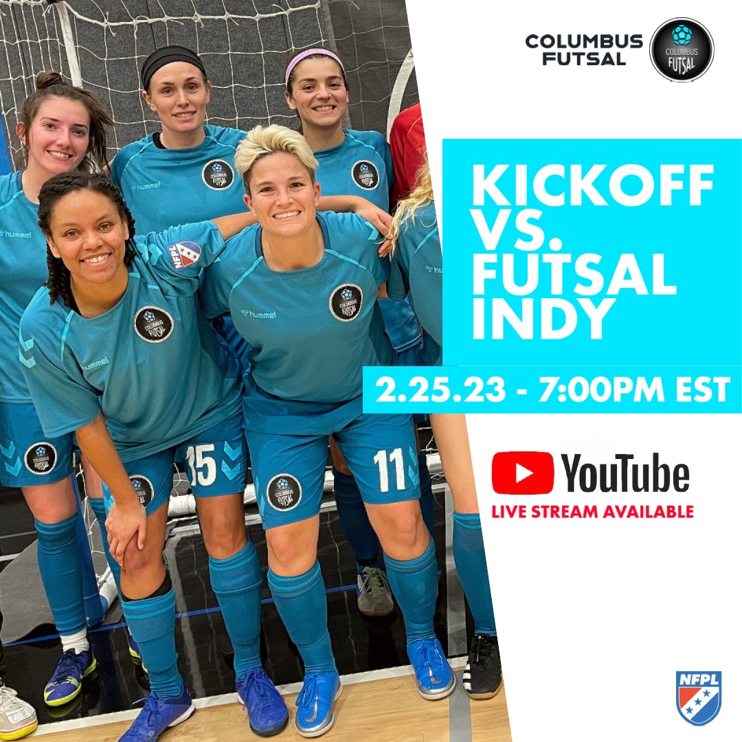 🔴⚫️ youtube.com/live/s6wLBfpPk…

#ColumbusFutsal #FutsalForUS⭐️ #futsal #FutsalFemenino