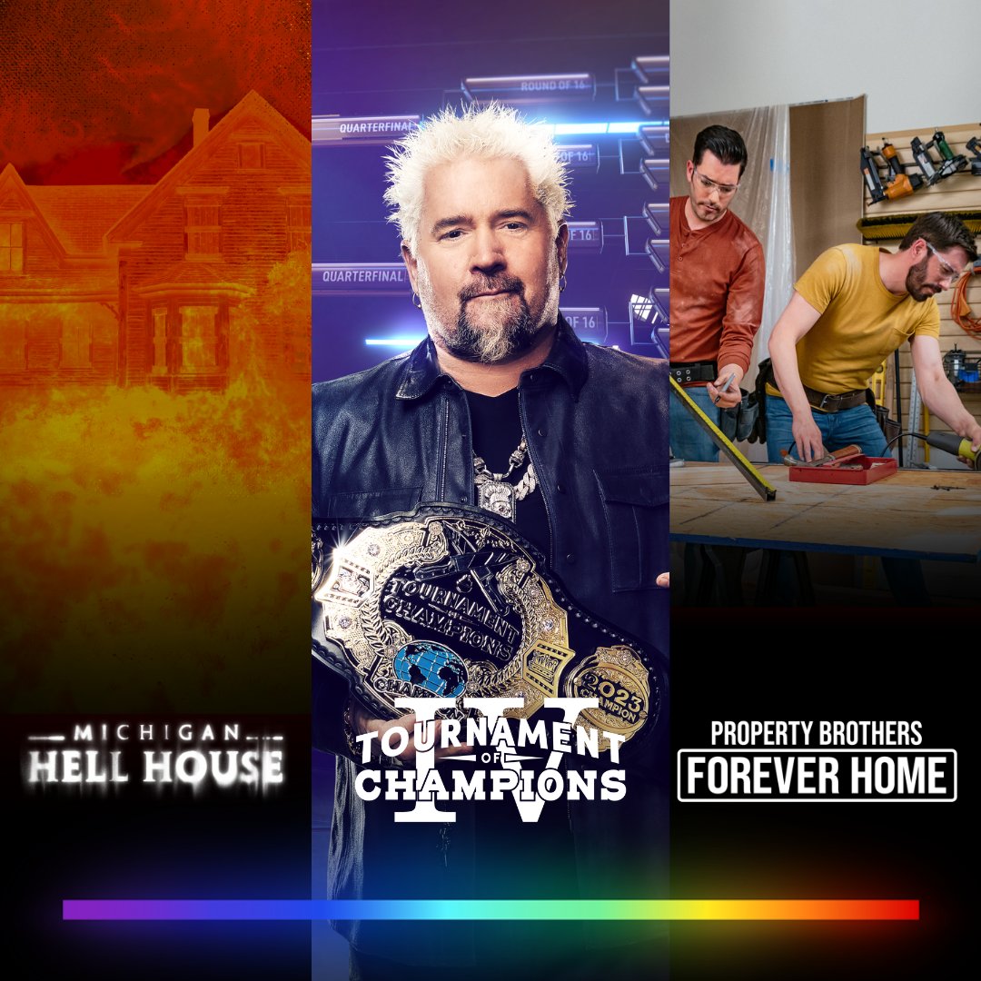 ✨NEW ✨ and ready for you to stream: ‣ #MichiganHellHouse ‣ #TournamentofChampions ‣ @PropertyBrother: #ForeverHome Stream it now: discoveryplus.com