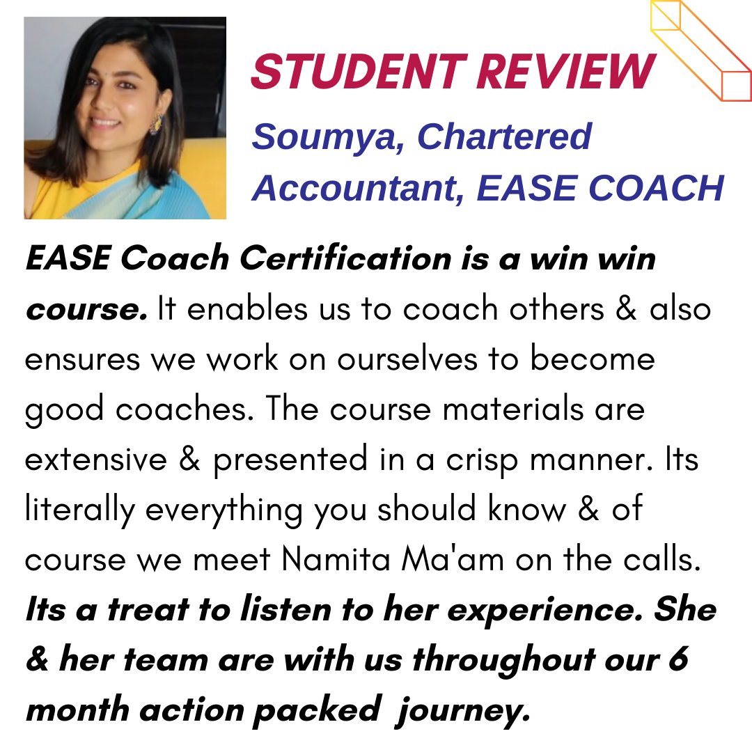 namita_purohit's tweet photo. https://t.co/k8Qq8p8No7
March 7-11: Next open Enrollment & Special FREE LIVE Training
"Can I become a successful coach? - Opportunities, challenges, and earnings "
#lifecoach #execcoach #relationshipcoach #performancecoach #leadershipcoach #narcabusecoach #mindset #motivation https://t.co/LdXLvWwp32