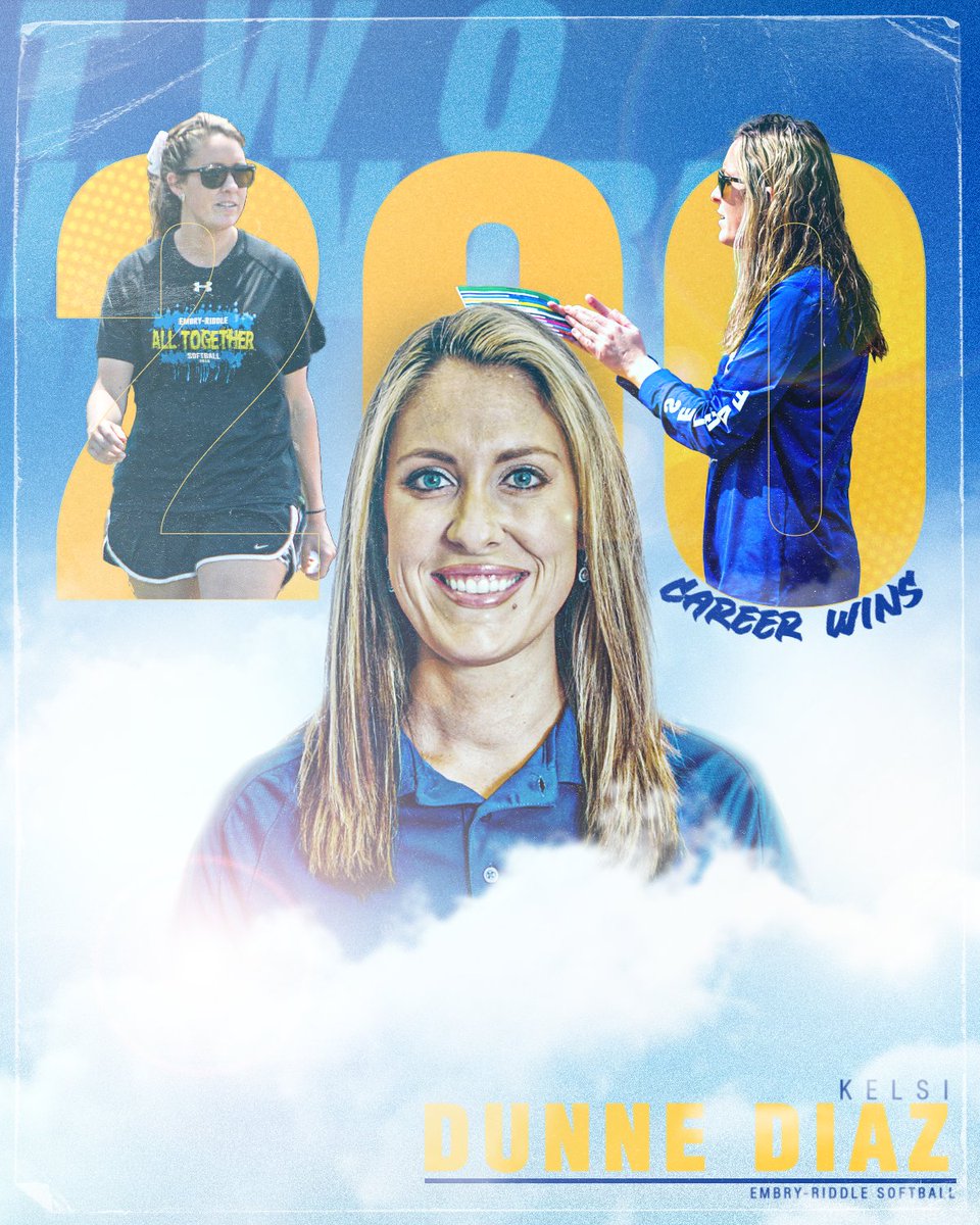 ERAUSoftball's tweet photo. What a way to reach win No.2⃣0⃣0⃣!

Congrats on the milestone, coach! 🥳🎉

#Team11 #GoERAU #DaytonasHometownTeam https://t.co/CXXdFhcUez