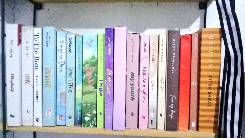 macdiee's tweet photo. Wts want to sell novel preloved au wattpad original
- novel wattpad (i'm yours, dignitate, benaya dan dara, sandy's style) 30k / each Ambil >1 jadi 25k / each aja
- surat kecil untuk tuhan 30k 
- EL (wattpad + udh jd film) 35k
- to the bone (au jeno) 65k https://t.co/0fFeQOvZ1q