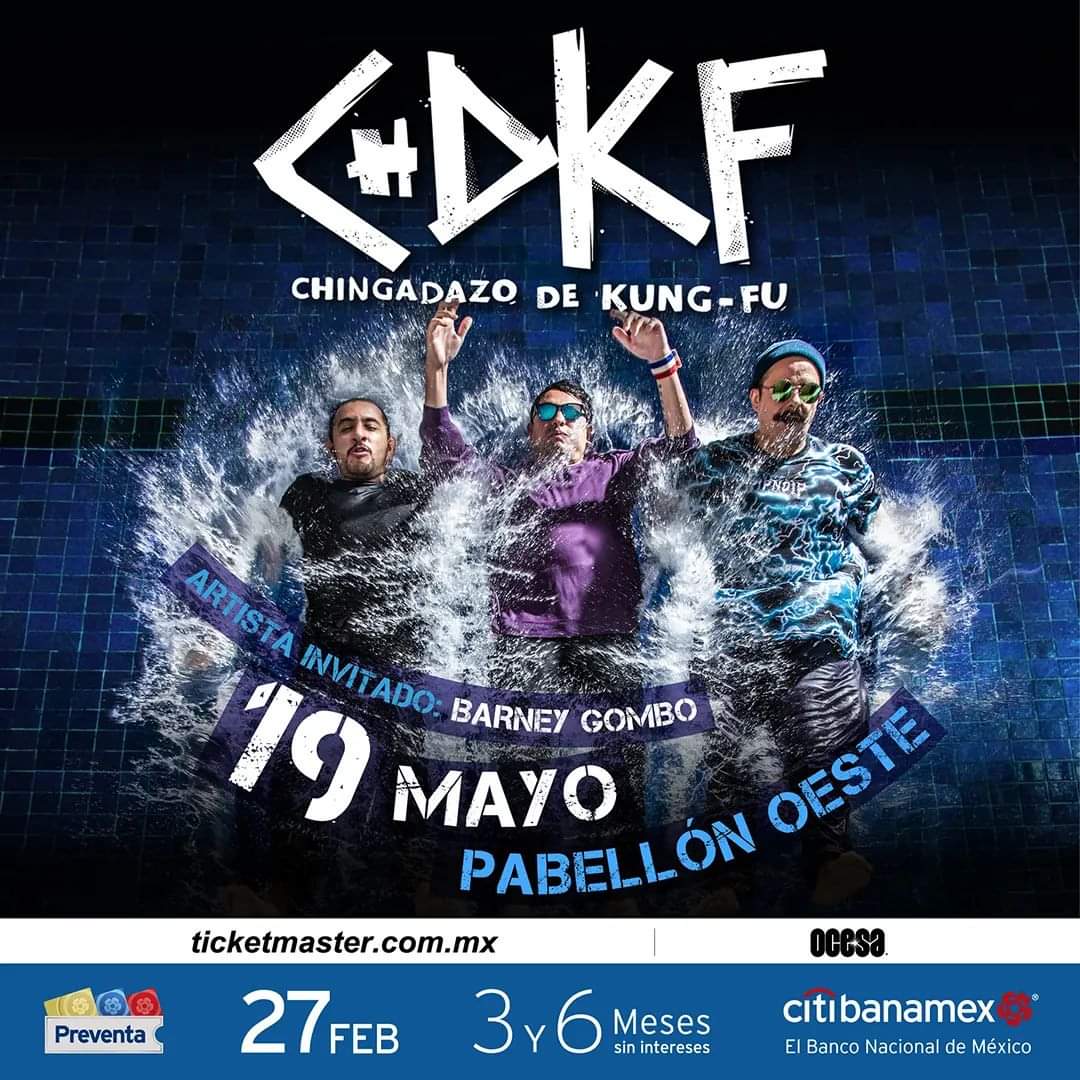ExplosionVisual's tweet photo. ¡El #PabellónOeste se va a llenar de punk rock!💥 @elchingadazode va a darnos una explícita noche llena de energía🔥
#PreventaCitibanamex: 27 febrero
#ChingadazoDeKungFu @barneygombocdmx https://t.co/hTPLD4bIIZ