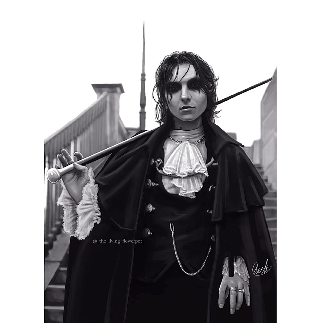 livingflowerpot's tweet photo. Drawing i made of @EmersonBarrett  a few weeks ago. Really happy with it, took me about 20 damn hours but it was so worth it. Love @PalayeRoyale 's Oblivion musicvideo and I got inspired :>
#PalayeRoyale #emersonbarrett #remingtonleith #sebastiandanzig #FeverDream #oblivion https://t.co/7N1Mil4OOq