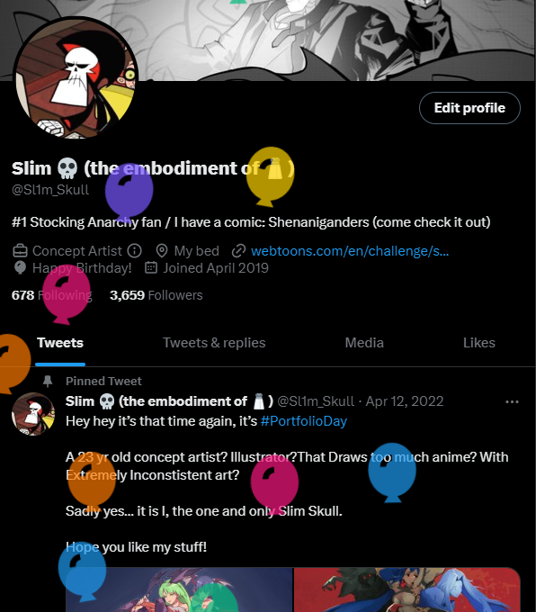 Slim 💀 (the embodiment of 🧂) tweet media