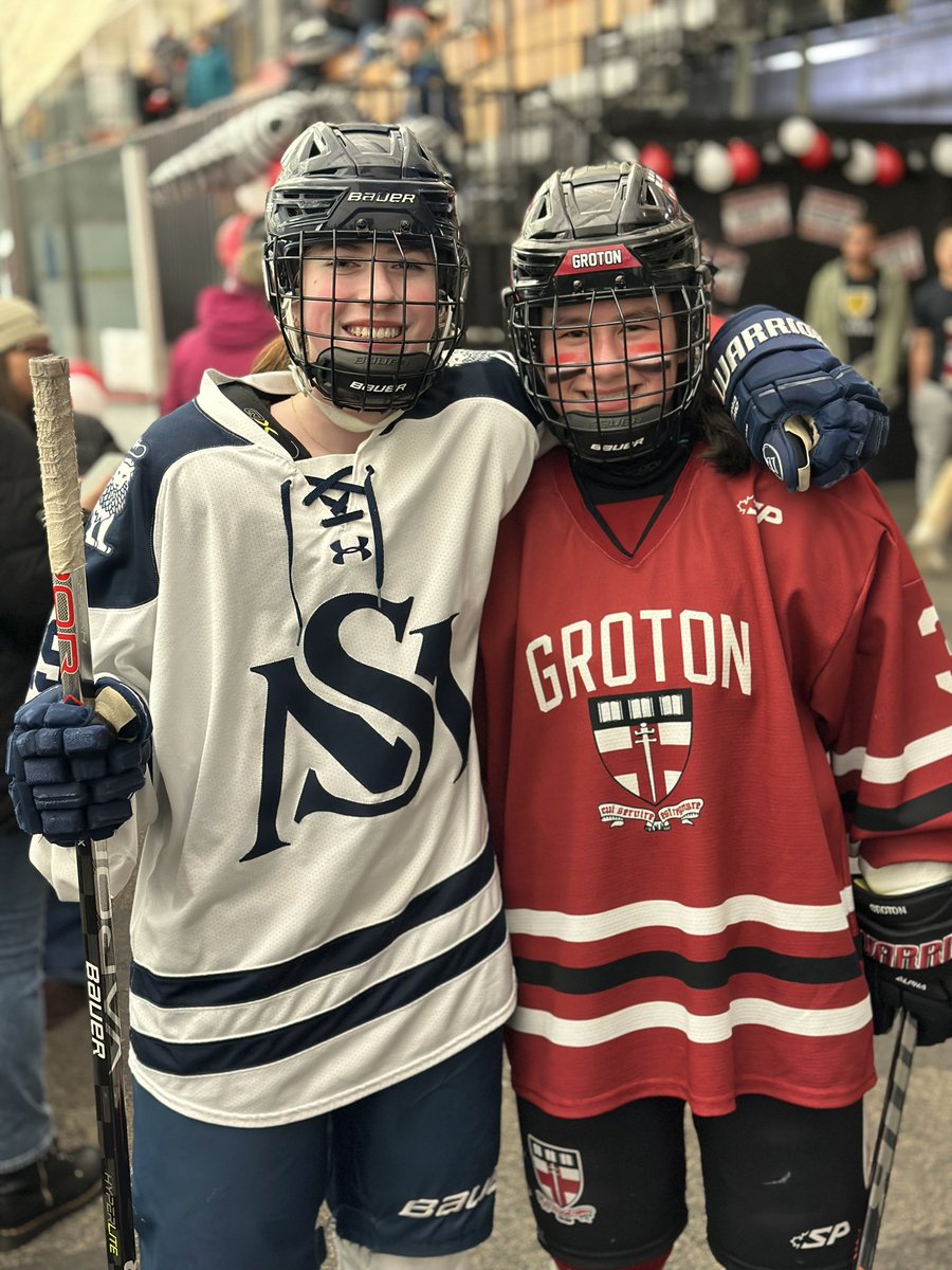 Rivalries are special for many reasons, but one of the things that makes them great is that they exist between the lines, not outside. Thank you for a great day, Zebras. #gosmlions #agequodagis #rivalrygame 

@SMGirlsHockey @GrotonZebras