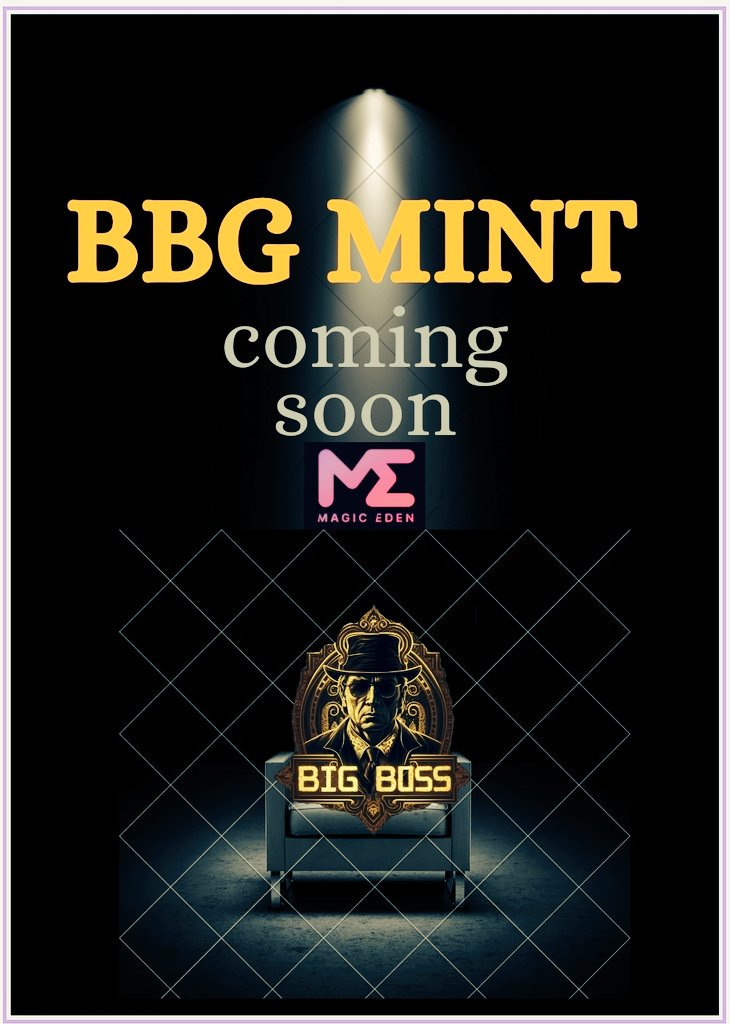 ☆ Don't be afraid to start over 
   🔥🔥🔥this time🔥🔥🔥
☆ You not statrting from scratch
☆ You Starting from experience
☆ <a href="/Big_Boss_Gang/">BIG BOSS GANG $ⒷⒷⒼ$ | MINT SOON | EPISODE II</a> Project is your Big Experience 🔥 
☆Don't let this opportunity slip out of your hands 🔥
#NFTs #NFTcollections #MagicEden #Solana #BTC