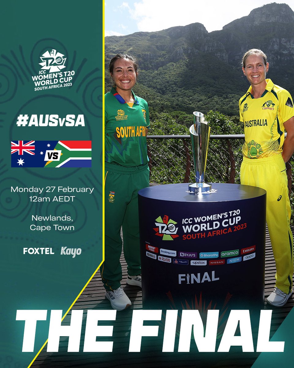 AusWomenCricket's tweet photo. Tonight, we're playing for the silverware 🏆

#T20WorldCup #AUSvSA https://t.co/nnKIN43IzH
