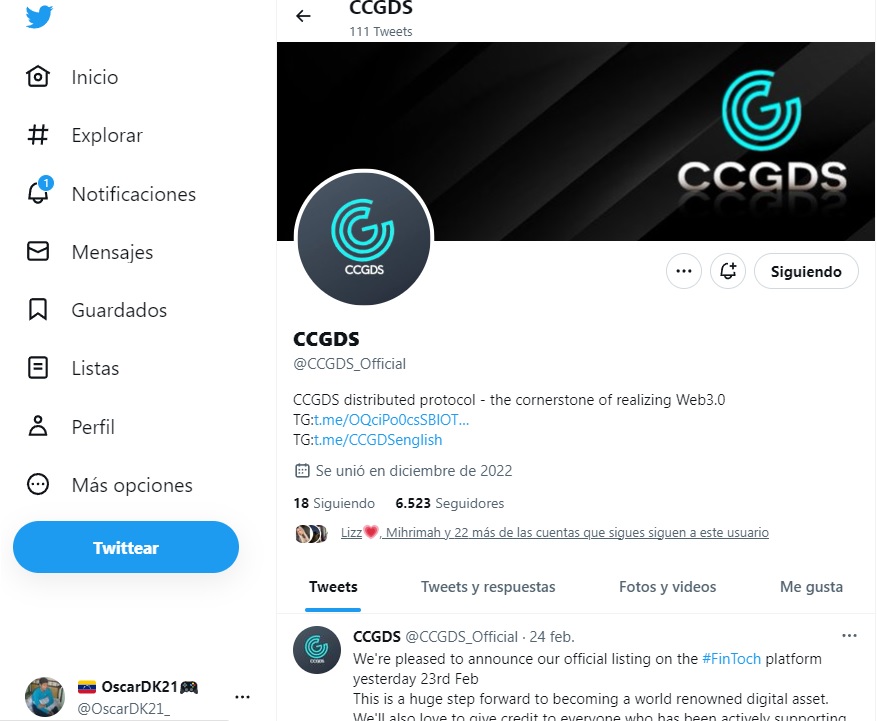 OscarDK21_'s tweet image. Great Project. excellent opportuity, Task completed. Good luck to all.

tg: danielbp21
@Mariann93433522
@Yudith66999756
@Josenge25050943 
@Monkeyblue97
@CarlosARMOffic 

#CCGDS #BKEX $CCGDS