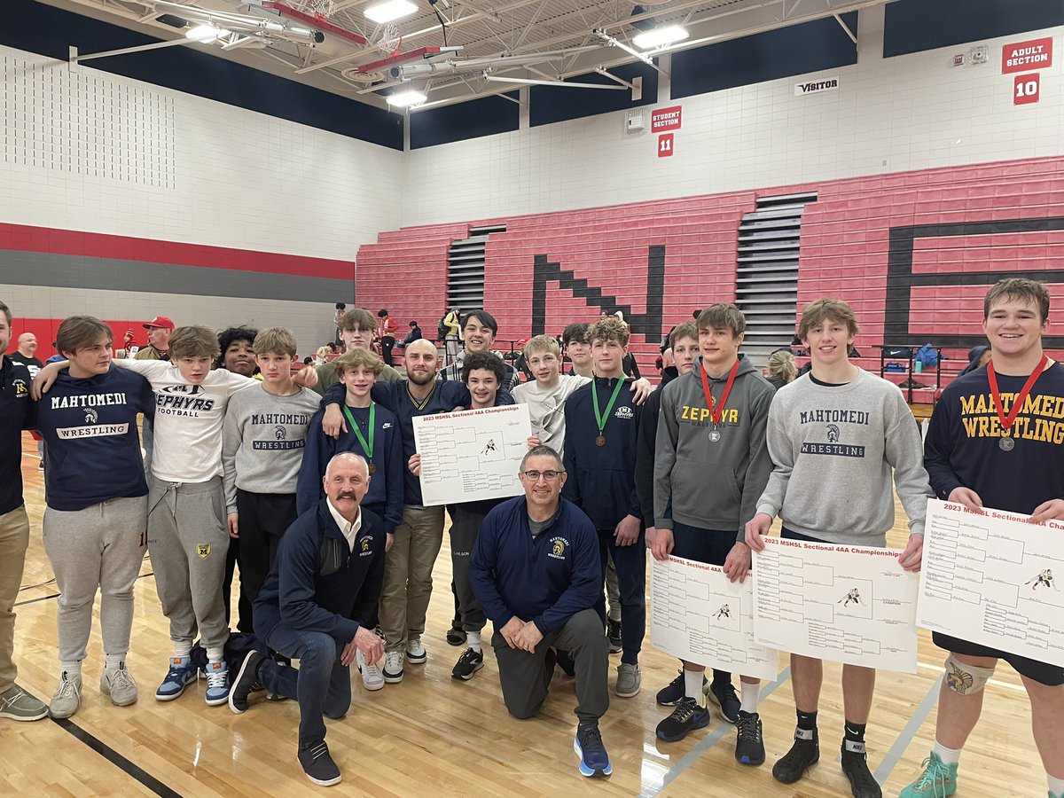 Great showing by the Zephyr wrestling team at the section 4AA tournament today.  4 going to state from today and one who qualified for the girls’ state tournament two weeks ago.  Way to go Zephs!