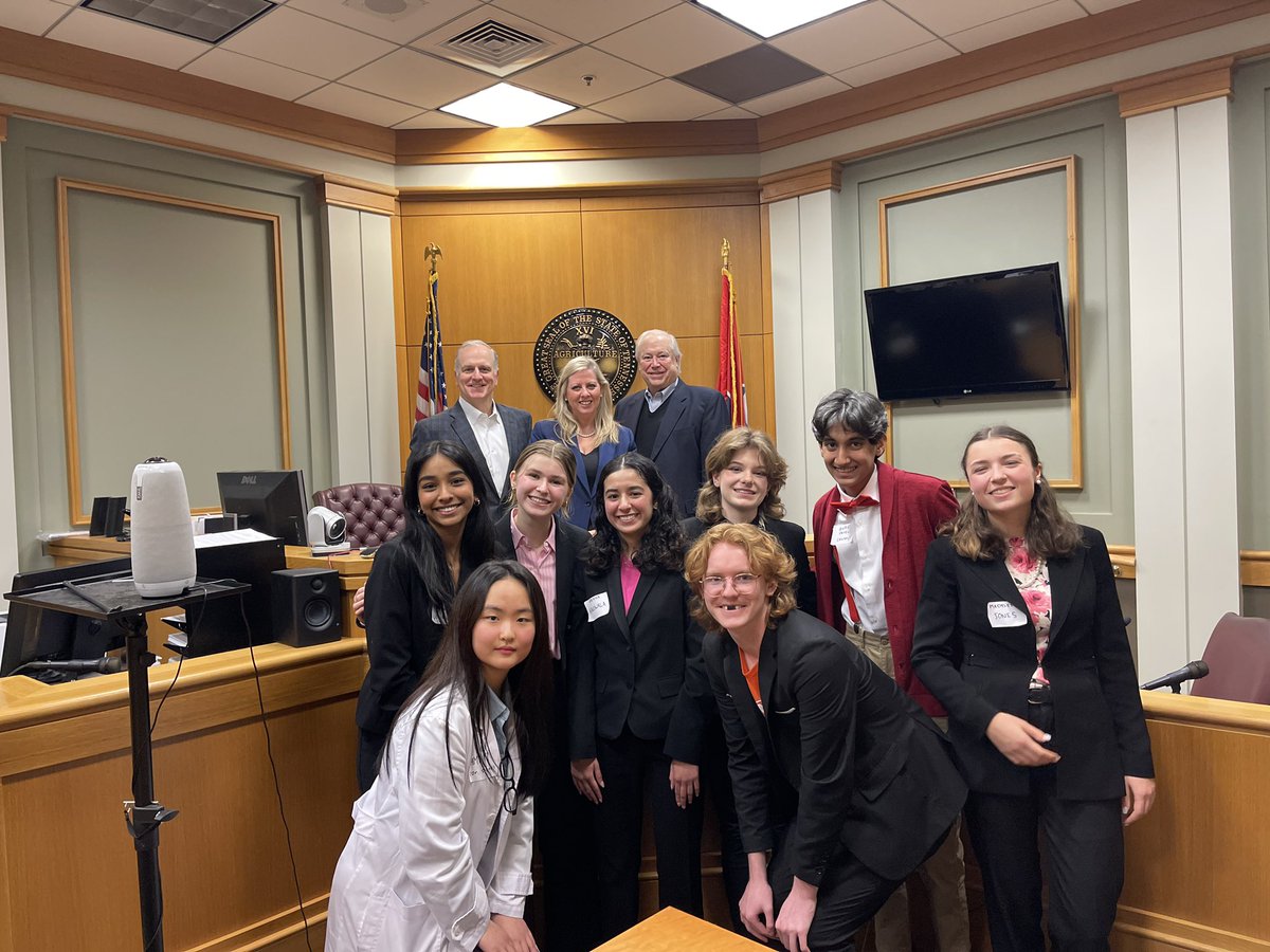 wcsBHSals's tweet photo. @wcsBHS had a great showing at the TN District 11 Mock Trial competition today! Seniors Madeleine Jones and Adrian Kinkle won Honorable Mentions for Best Attorney and Witness! https://t.co/YUErHg0ask
