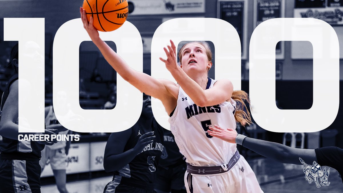 MinesWBB's tweet image. 𝟭,𝟬𝟬𝟬 𝗖𝗔𝗥𝗘𝗘𝗥 𝗣𝗢𝗜𝗡𝗧𝗦

With her free throw at the 1:11 mark of the second quarter at Fort Lewis, Ashley Steffeck has become latest member of 𝗖𝗟𝗨𝗕 𝟭𝗞. She's the 12th Oredigger to ever score 1,000 points in a career. 

#HelluvaEngineer
