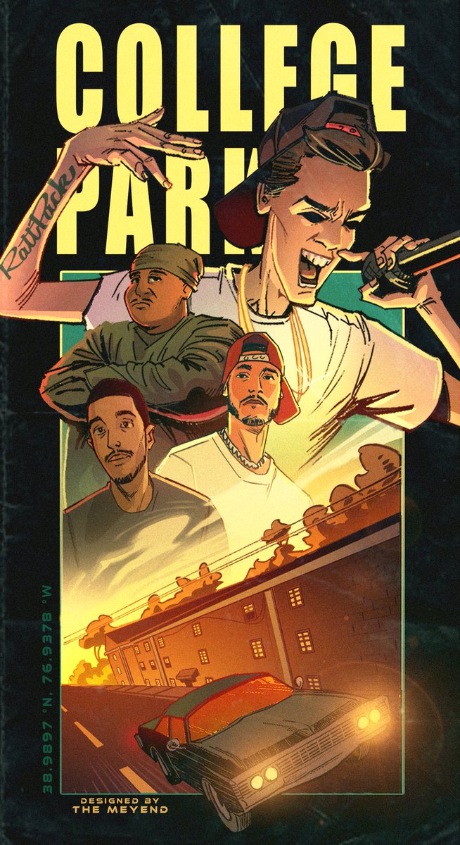 THEMEYEND's tweet photo. COLLEPE PARK is a standout classic in @Logic301’s catalog 

Cheers to the Army that made this possible. Yall NEVER cease to impress with a release! 

As tradition has it, here’s a celebratory piece for the #RattPack 

Enjoy, Much Love! 

🧠👁⚡️ https://t.co/qoGVECAlKc