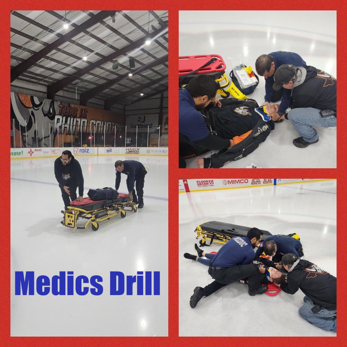 ProActionEMS's tweet image. EMT medical emergency training at the El Paso Rhinos Ice Arena. You can be an EMT! Call (915) 532-2771 or email us at training@pro-action.org #emtschool #emtstudent #newcareer #nelpasotexas #elpaso #careeropportunities #proactionems #elpasotx #iamelpaso