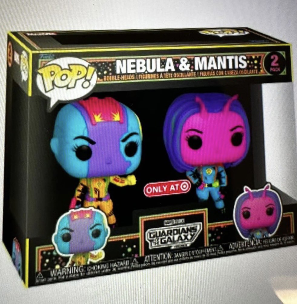 FunkoPOPsNews's tweet photo. First look at some more of the new GOTG3 Blacklight Funko POPs! Including a Nebula and Mantis 2 Pack and a 10” Groot! Thanks IG matta1215 ~
Linky ~ https://t.co/uZzwwdTeSh
#Ad #GOTG3 #FPN #FunkoPOPNews #Funko #POP #POPVinyl #FunkoPOP #FunkoSoda https://t.co/smb5uf9TD3