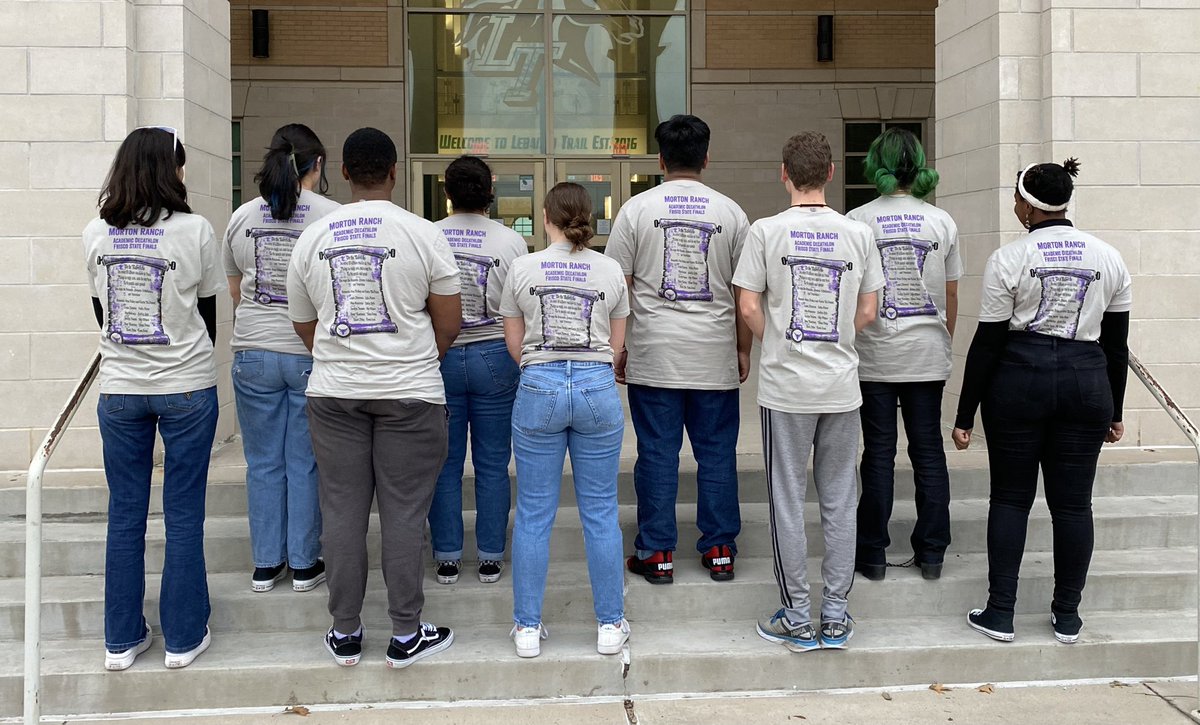MRHSAcaDecTeam's tweet photo. End of day 2. What an amazing group of students. They have worked hard. Now to play hard.  #TXAcDecState @MRHSMavericks https://t.co/3nmPewnpwR