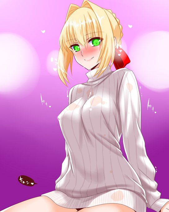 なんか運動したから汗かいてる縦セタネロ様。(あれが…あれが余の…余に…)という表情^^えっ、何のことかわからんけど。#FGO#ネロ・クラウディウス 