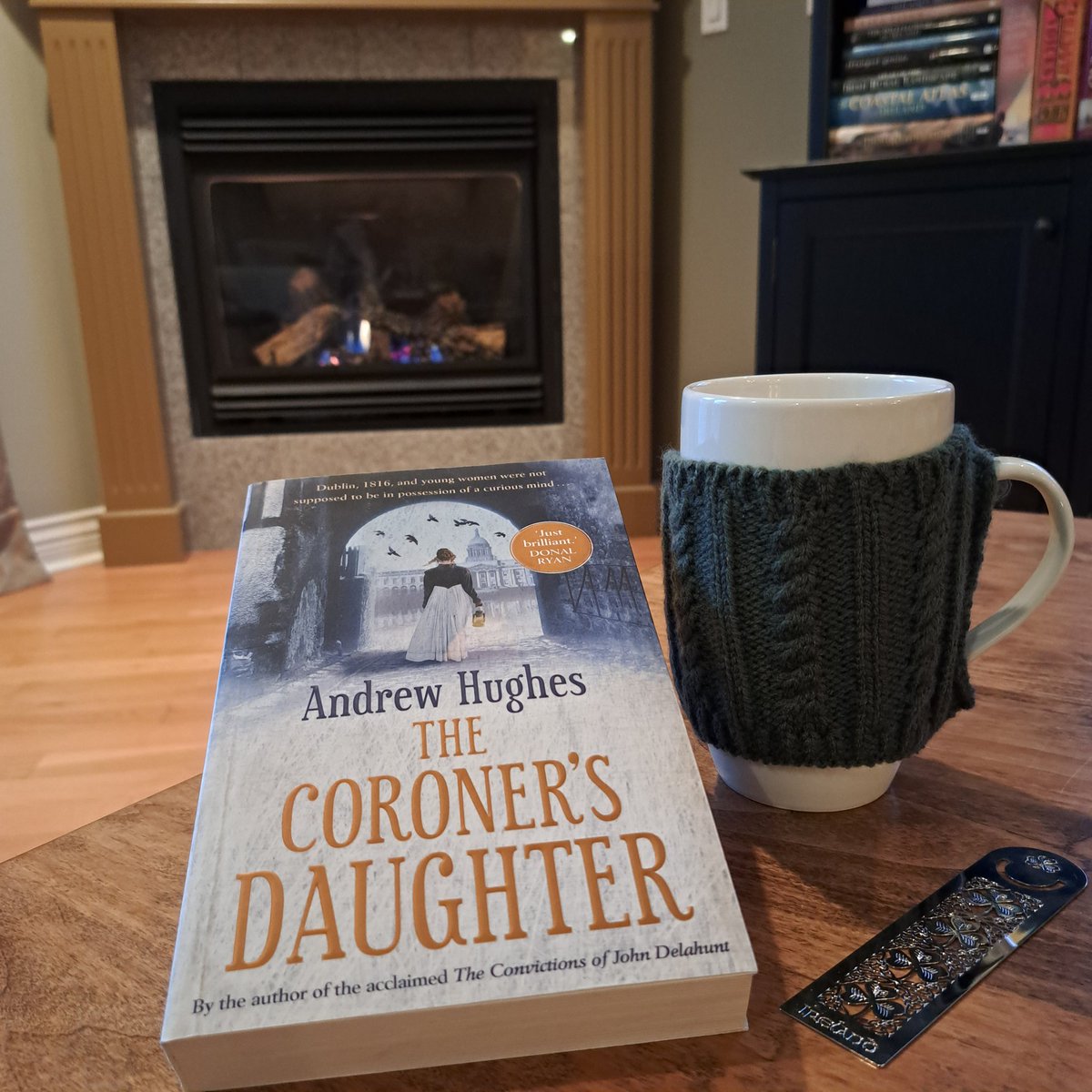 Celebrating #IrelandReads Day 25 February in snowy Vancouver - all set up to #squeezeinaread with the brilliant @1dublin1book 2023 'The Coroner's Daughter'.

I love 🇮🇪  has a national day to celebrate reading!  For book recommendations & more, check out irelandreads.ie