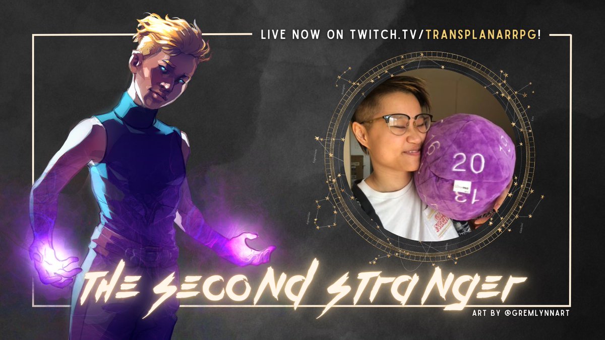 byConnieChang's tweet image. I’m overwhelmed with so many feelings right now: joy, sadness, pride, nerves… excitement. The Second Stranger has been a labor of love. I am honored to share its end with all of you.

For the last time for this show, I am LIVE on twitch.tv/transplanarrpg. 💖✨