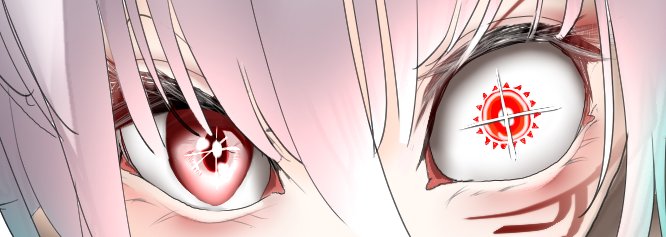 「gradient hair red eyes」 illustration images(Latest)