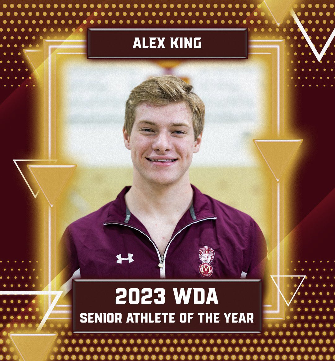 Alex King named 2023 WDA Outstanding Senior Athlete of the Year! #GoMAGI