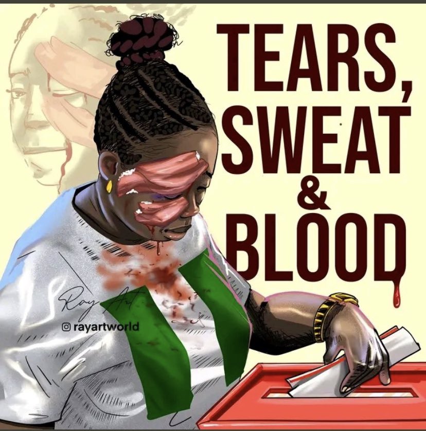 StephenOSEMWEGI's tweet photo. Somebody should tell @inecnigeria that they should not play with our blood 🩸, sweat and tears 😭. The #ObidientMovement is like water, it can save, but it can be dangerous. #INECuploadpresidentialresultnow https://t.co/KkKYsaBjqZ