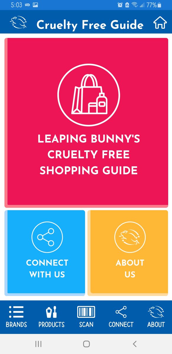 @sidewalkangels The @LeapingBunny app helps consumers identify cruelty free products💕🐇