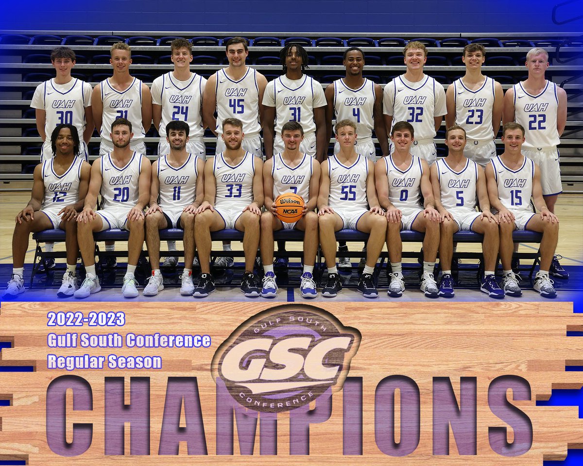 Your 2022-2023 <a href="/GulfSouth/">Gulf South Conference</a> regular season champions‼️