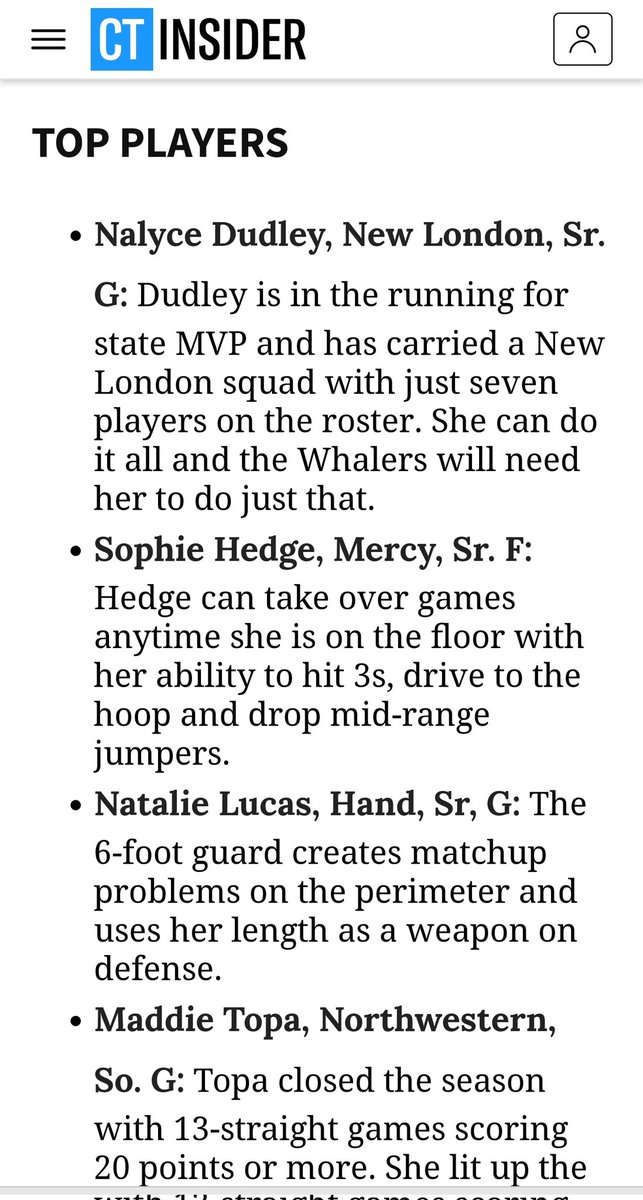 "Job not finished yet" <a href="/nlhsathletics/">NLHS Athletics</a> <a href="/girlscbc/">Connecticut Basketball Club</a> <a href="/EricsonSports/">Scott Ericson</a> <a href="/GameDayCT/">GameDay</a>  <a href="/TheReal_BizzyTv/">Bizzy 💎</a> <a href="/insider_ct/">CT Insider</a> <a href="/CT_Girls_BBall/">CT Girls BBall</a>