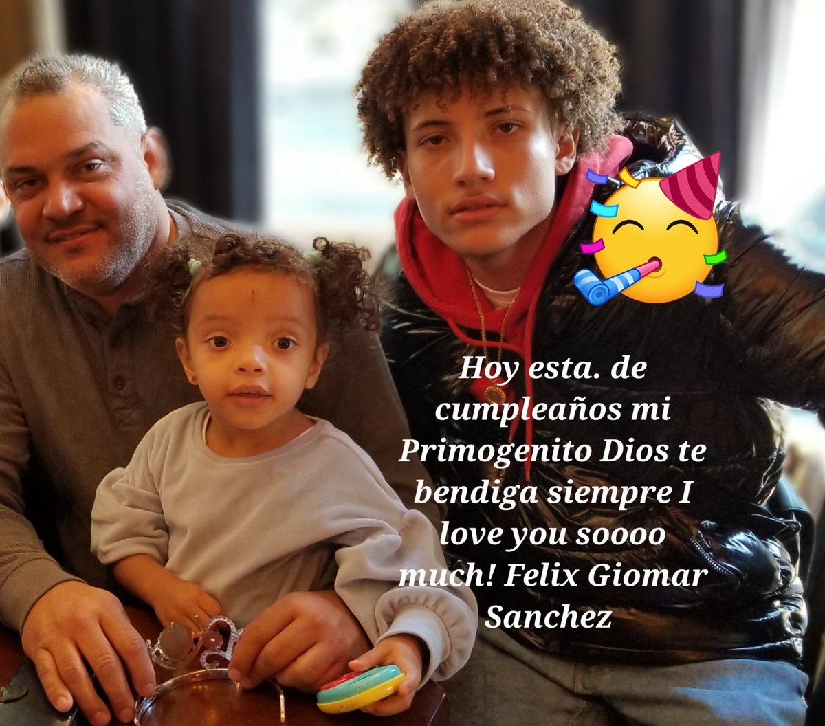 FelixSanchez19's tweet photo. Happy birthday! Son, https://t.co/ySq4BVP3aL