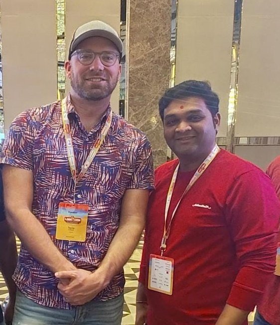TechomaxS's tweet image. With Founder of PHP LARAVEL
@taylorotwell @TechomaxS 
#LaraconIndia2023 
#techomaxsolution #phplaravel