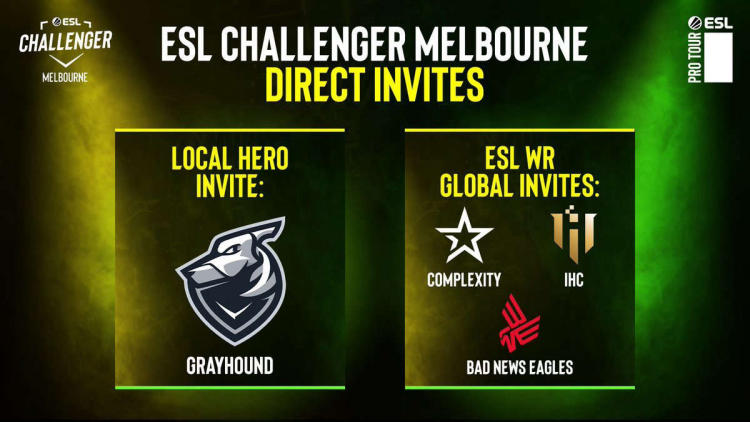 Complexity Gaming, IHC Esports, Bad News Eagles and Grayhound Gaming Receive Invitations to ESL Challenger at DreamHack Melbourne 2023 egw.news/counterstrike/…

The ESL Tournament Operator names the four invited participants for the next tournament i...