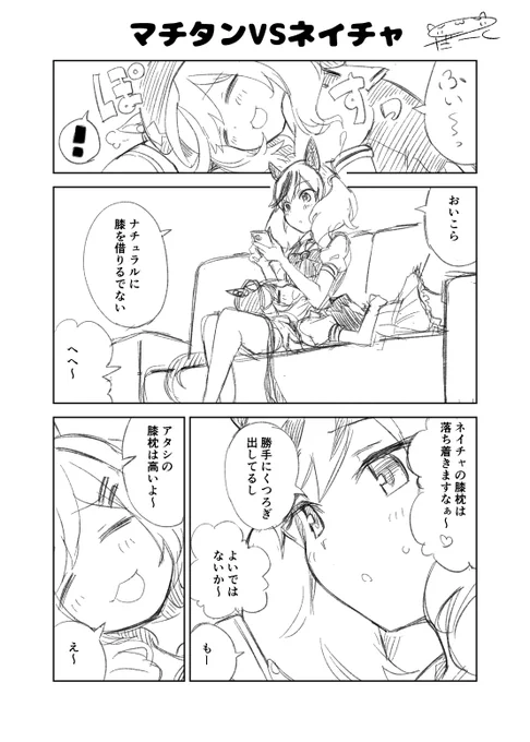 ウマ娘漫画「マチタンVSネイチャ」

#ウマ娘
#マチカネタンホイザ
#ナイスネイチャ 