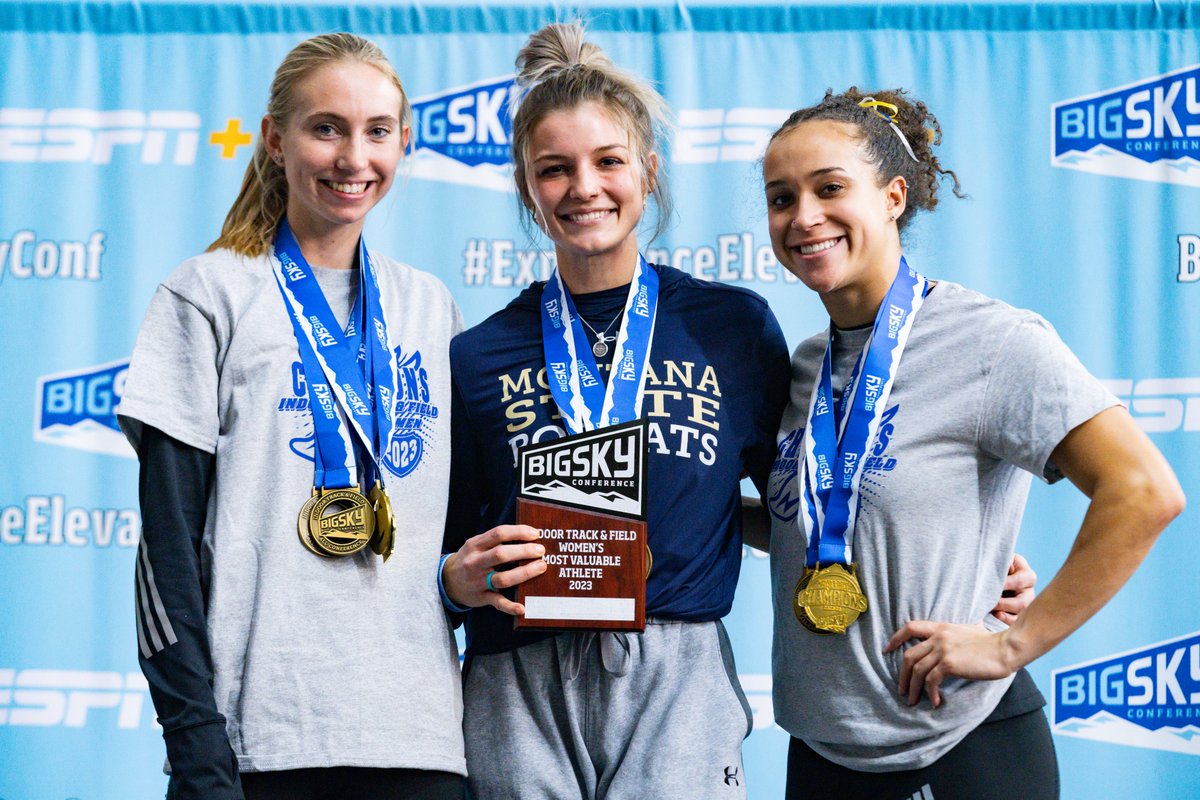 MSUBobcatsTFXC's tweet photo. 𝐌𝐨𝐬𝐭 𝐕𝐚𝐥𝐮𝐚𝐛𝐥𝐞 𝐀𝐭𝐡𝐥𝐞𝐭𝐞.

Congrats to Elena Carter for earning the Big Sky’s Most Valuable Athlete award!

She scored 20 points in her 60-meter hurdle and long jump wins to help us take second place as a women’s team!

#GoCatsGo https://t.co/2saZJ964iU