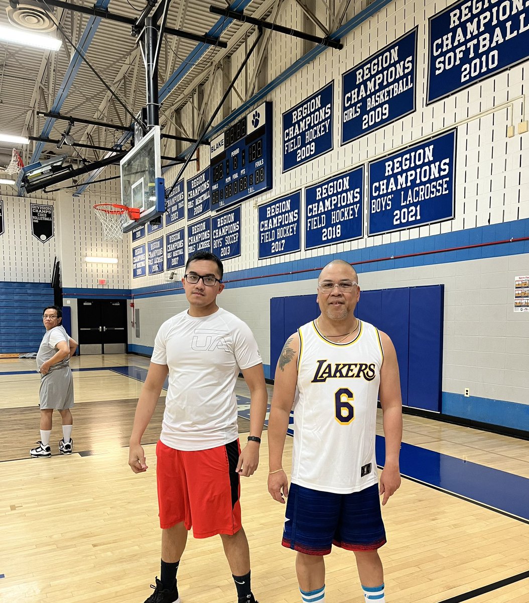 Me and my Son for the love of the Game