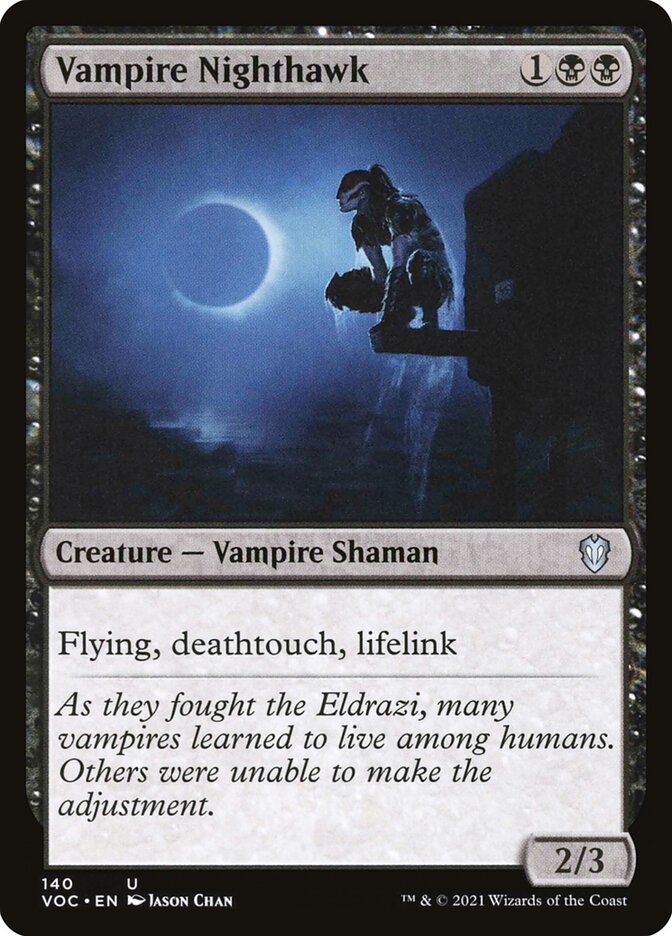 ghirapurigears's tweet image. Dear WotC, for the next horizons set, i'd like a fusion of Vampire Nighthawk and Aerial Responder