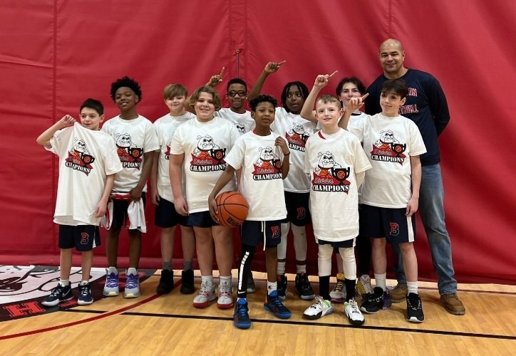 So proud to be a coach today! My son’s 3/4 team lost the title game but they have grown immensely, and our 5/6 team held on to our undefeated season by taking home the chip! A big shoutout to all the parents but especially co-coach @MrSkinnerBF who was a huge help this season!