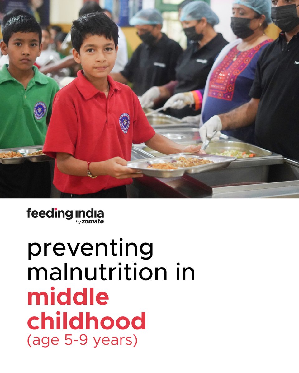 FeedingIndia's tweet image. Many school-age children in India fail to consume diets that give them the foundation for long, healthy &amp;amp; productive adult lives. With the #DailyFeedingProgram, #Feeding ndia aims to support such children with equitable access to nutrition &amp;amp; a chance to reach their potential.