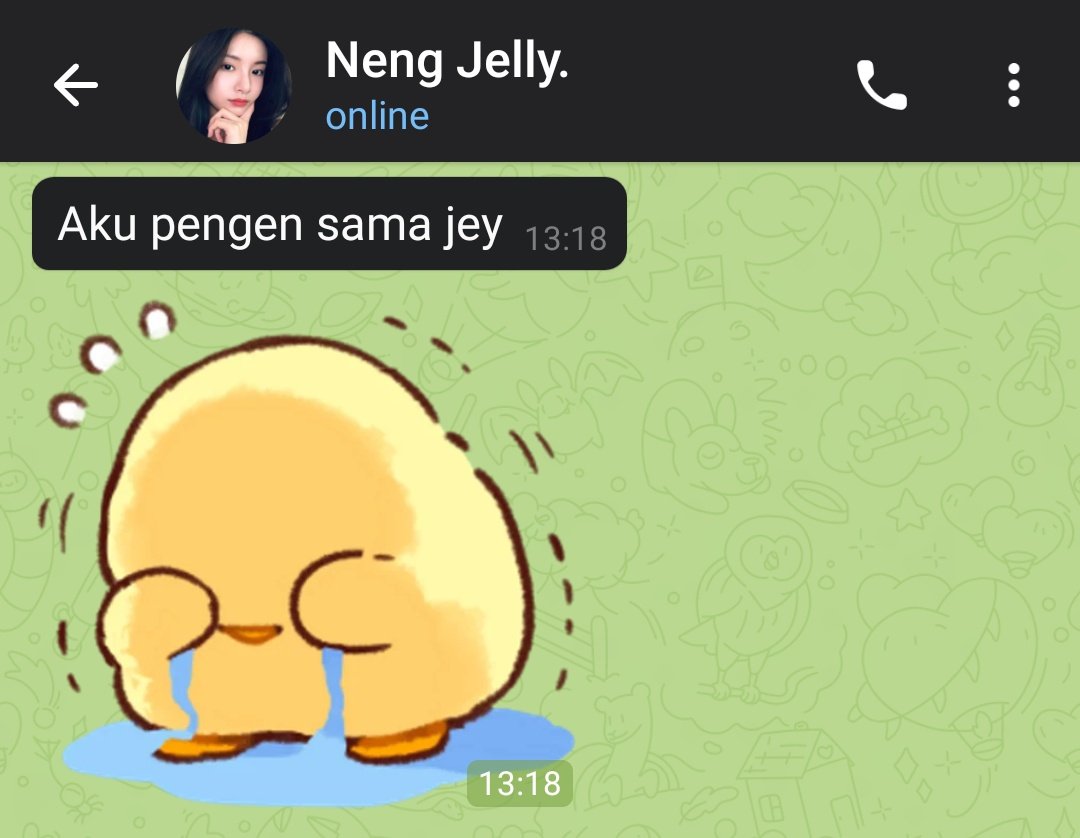 Kalah sama kucing.