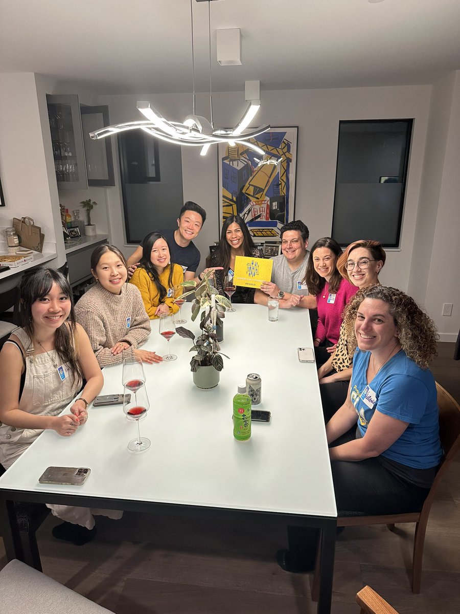 AlexGoldsmith's tweet photo. My 10th @UCLA Dinner for 12 Strangers brought Bruins from the classes of 2004 to 2022 to our house, a 50+ year tradition with delicious food, card games, and new friends @UCLA_Alumni @UCLALambda #D12UCLA https://t.co/E0z1CBdwQN